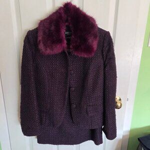 NWT Italian tweed suit, size 10